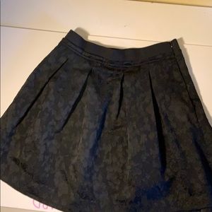 Daisy Fuentes brocade flare skirt